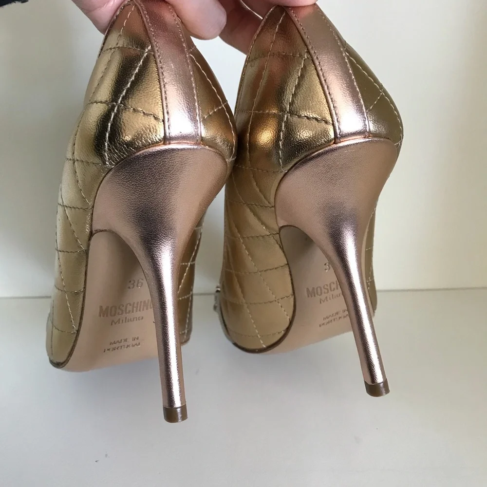New Moschino Quilted Pumps